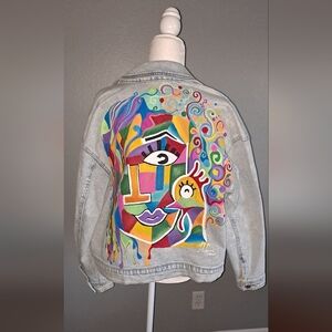 Hand Painted Jean Jacket